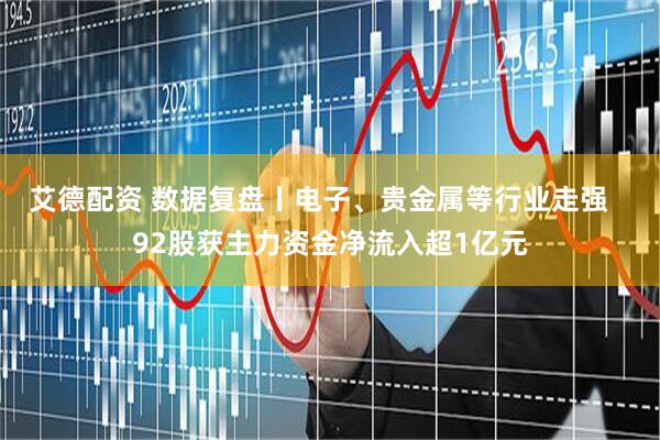艾德配资 数据复盘丨电子、贵金属等行业走强   92股获主力资金净流入超1亿元