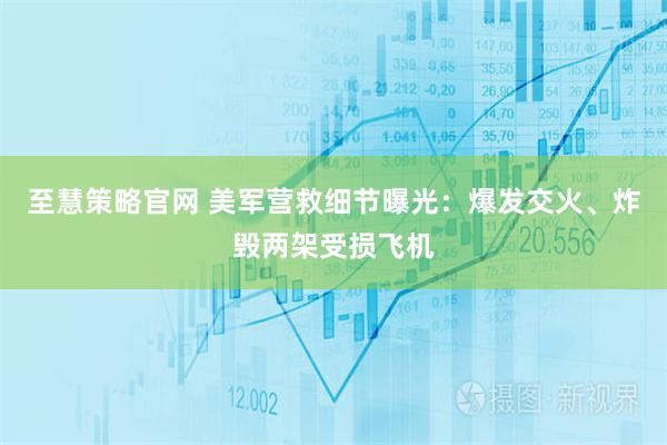 至慧策略官网 美军营救细节曝光：爆发交火、炸毁两架受损飞机