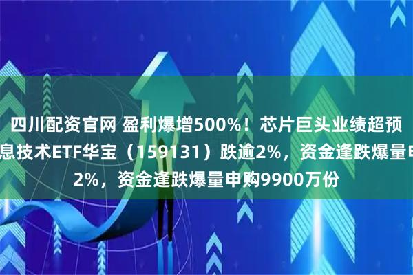 四川配资官网 盈利爆增500%！芯片巨头业绩超预期，港股通信息技术ETF华宝（159131）跌逾2%，资金逢跌爆量申购9900万份
